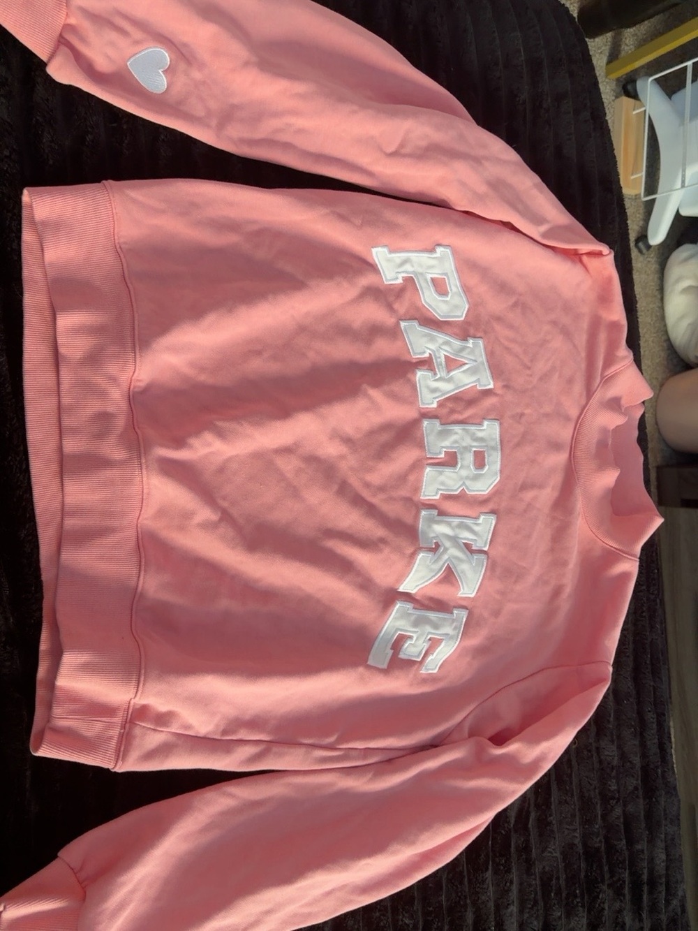 PARKE Pink Crewneck Sweater - Picture 2 of 4